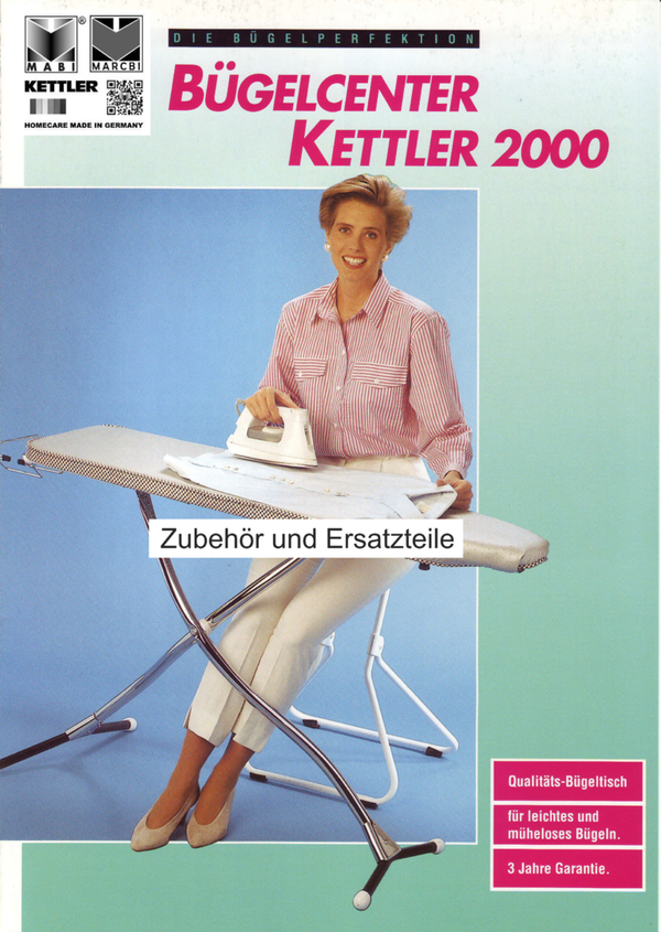 Mabi® 701-2 – Zubehör Bügelcenter KETTLER 2000 – Bj. 1989-95